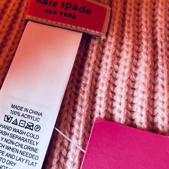 KATE SPADE NEW YORK Women's Classic "English Rose" Hat & Glove Boxed Set NIB - Picture 5 of 7